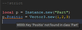 "Positio not found in class Part"